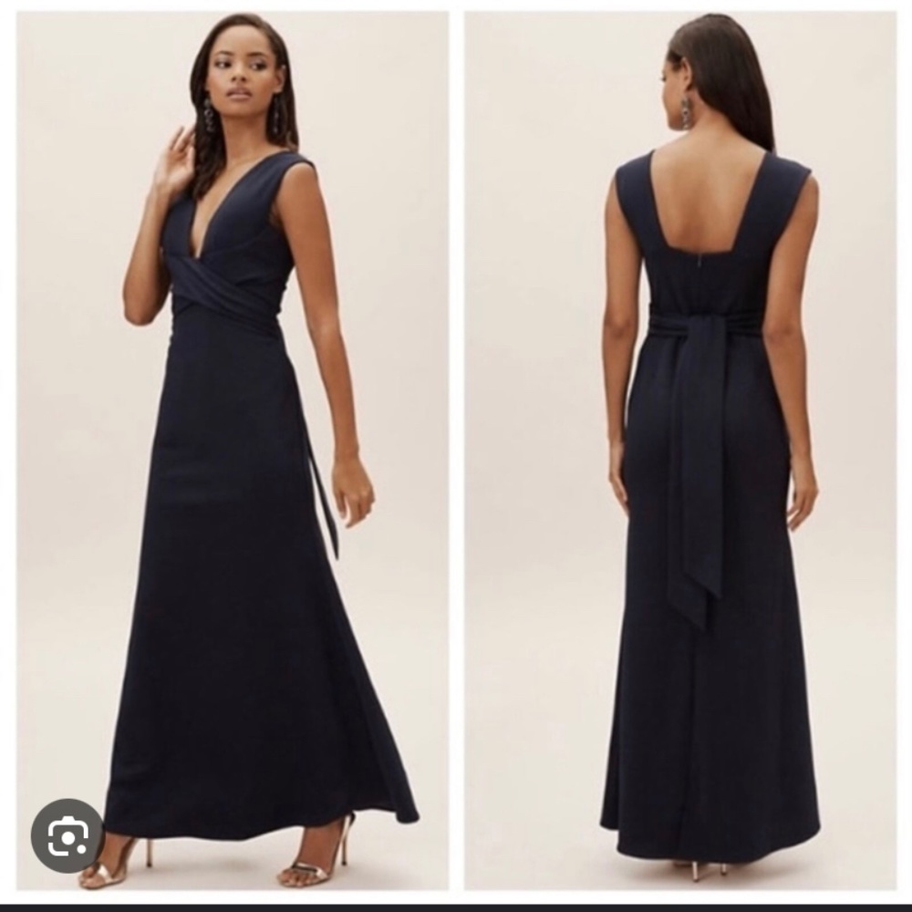 NWT/BHDLN Navy Curve Flattering Fira Gown